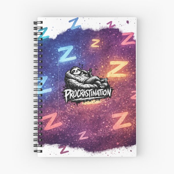 Item preview, Procrastination Nation — Funny Sloth Ink Art Design designed and sold by lionnn.