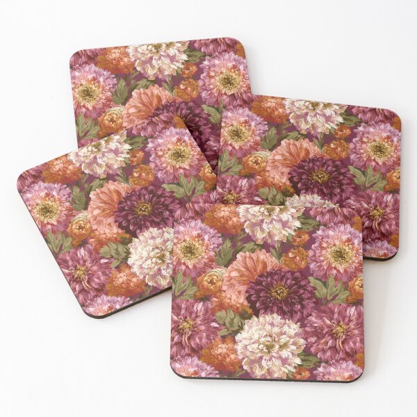 Item preview, Elegant Dahlias Floral  - Flower Bouquet Pattern  - Mother'S Day Gifts designed and sold by RoyalStarsPatts.