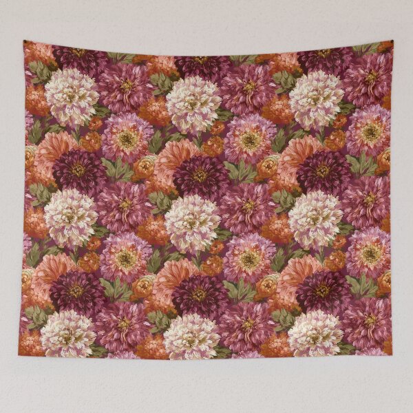 Item preview, Elegant Dahlias Floral  - Flower Bouquet Pattern  - Mother'S Day Gifts designed and sold by RoyalStarsPatts.