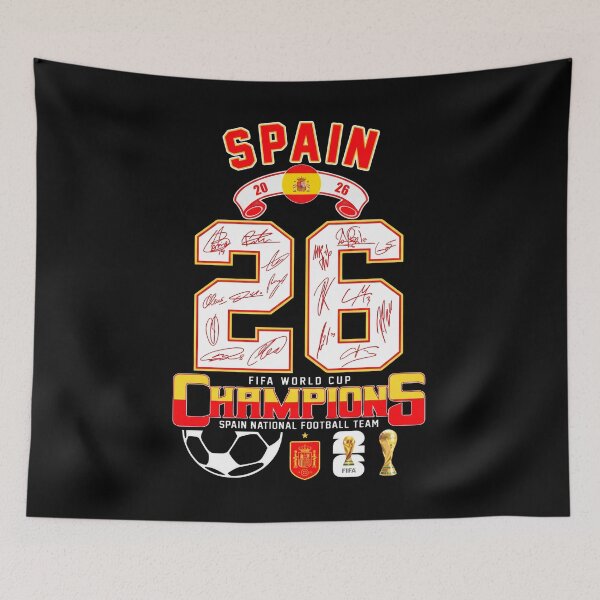 Item preview, Spain National Football Team - Spain - 2026 FIFA World Cup - FIFA World Cup Champions designed and sold by cozygamerstore.