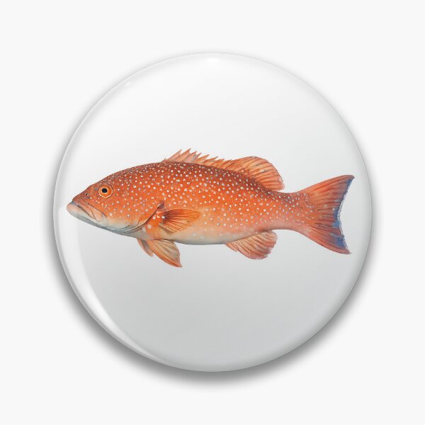 Item preview, Coral Trout Watercolour — Great Barrier Reef Fish designed and sold by Jaruart.