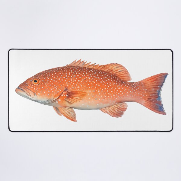Item preview, Coral Trout Watercolour — Great Barrier Reef Fish designed and sold by Jaruart.