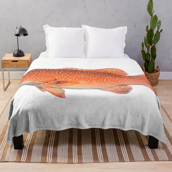 Item preview, Coral Trout Watercolour — Great Barrier Reef Fish designed and sold by Jaruart.