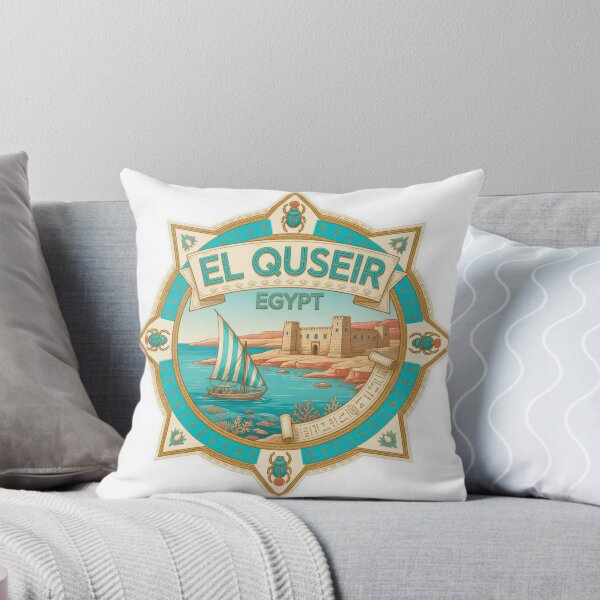 Item preview, El Quseir Egypt Red Sea Travel Sticker designed and sold by Imaginarium of Chaos falcon88 .