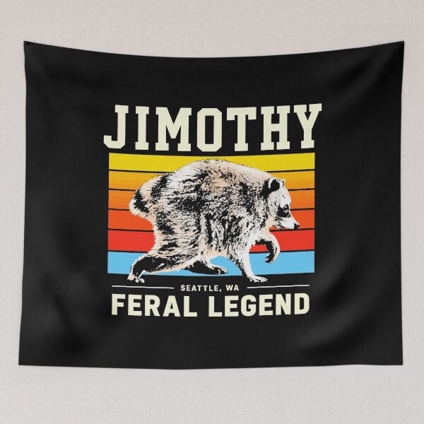 Item preview, Jimothy - Feral Legend - Seattle, WA - Raccoon designed and sold by cozygamerstore.