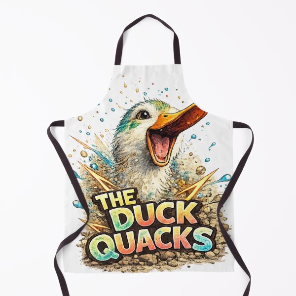 Item preview, The Duck Quacks – Funny Colorful Duck designed and sold by CMA Design Studio.