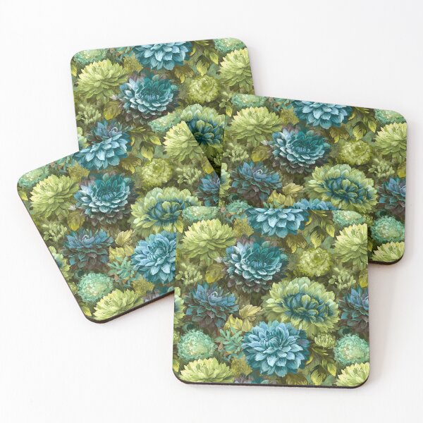 Item preview, Elegant Dahlias Floral  - Flower Bouquet Pattern  - Mothers Day Ideas designed and sold by RoyalStarsPatts.