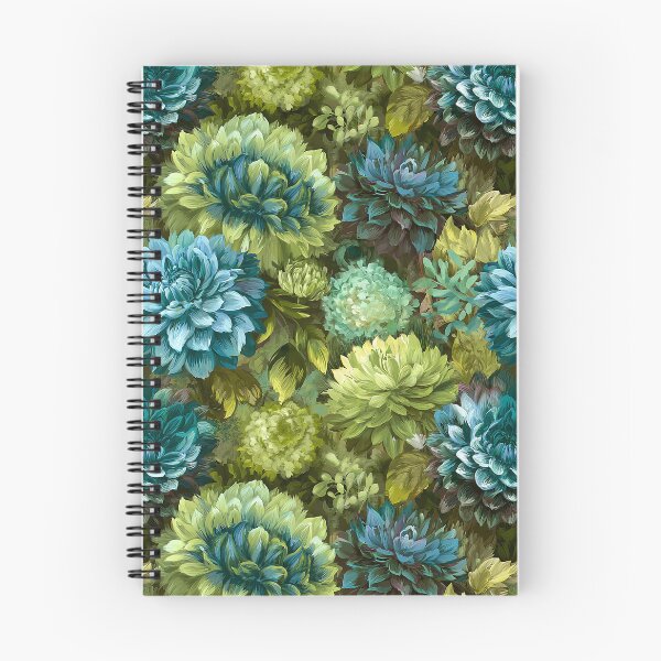 Item preview, Elegant Dahlias Floral  - Flower Bouquet Pattern  - Mothers Day Ideas designed and sold by RoyalStarsPatts.