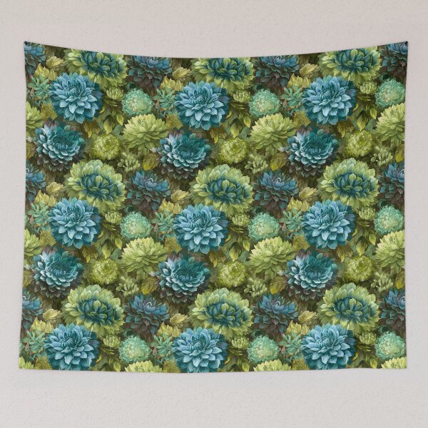 Item preview, Elegant Dahlias Floral  - Flower Bouquet Pattern  - Mothers Day Ideas designed and sold by RoyalStarsPatts.