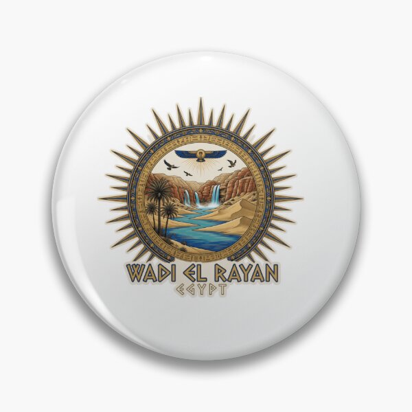 Item preview, Wadi El Rayan Egypt Desert Lakes Sticker Souvenir Summer Edition designed and sold by Imaginarium of Chaos falcon88 .