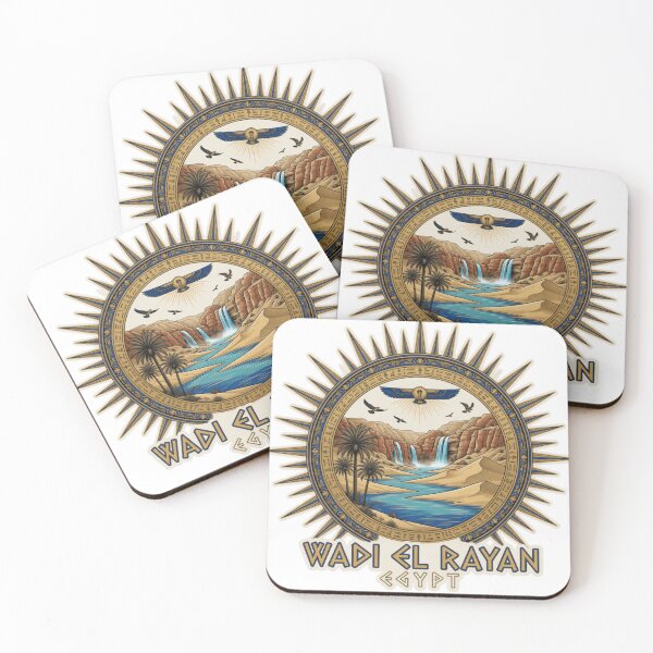 Item preview, Wadi El Rayan Egypt Desert Lakes Sticker designed and sold by Imaginarium of Chaos falcon88 .
