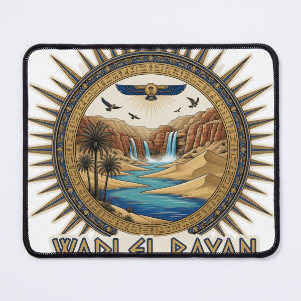 Item preview, Wadi El Rayan Egypt Desert Lakes Sticker Souvenir Summer Edition designed and sold by Imaginarium of Chaos falcon88 .