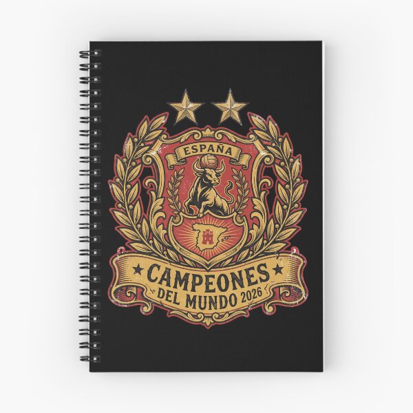 Item preview, Spain World Champions 2026 — Vintage Bull Crest designed and sold by David Mateo ArtWorks.