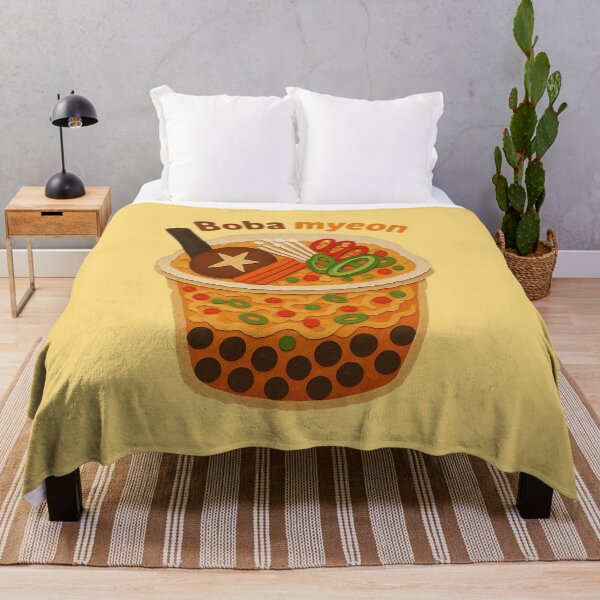 Item preview, Bubble Tea Ramen | Kawaii Boba Noodles Food Illustration designed and sold by Eathusiast.