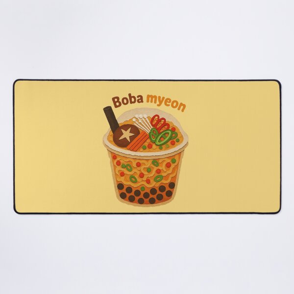 Item preview, Bubble Tea Ramen | Kawaii Boba Noodles Food Illustration designed and sold by Eathusiast.