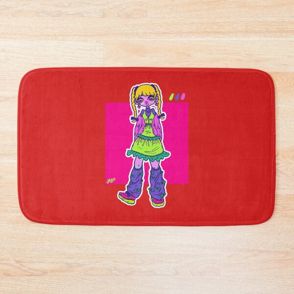 Item preview, Harajuku Neon Girl Leg Warmers Illustration designed and sold by Northlighttran.