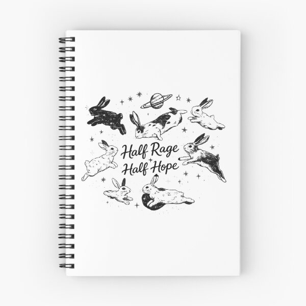 Item preview, Half Rage Half Hope,Rage Resistance Rabbit designed and sold by CloudyPress.
