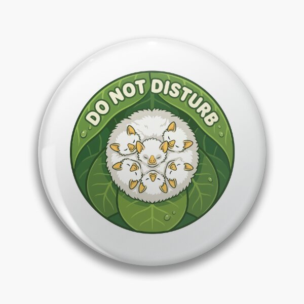 Item preview, Do Not Disturb Kawaii Honduran White Bat Sleepover designed and sold by Arc2020.