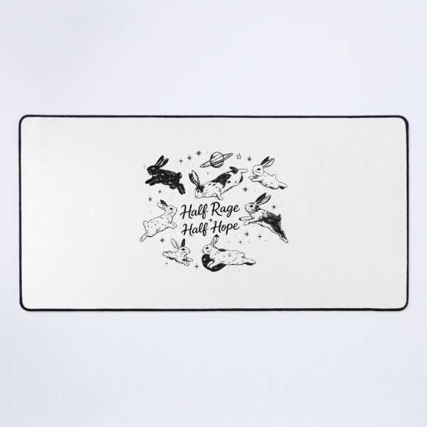 Item preview, Half Rage Half Hope,Rage Resistance Rabbit designed and sold by CloudyPress.