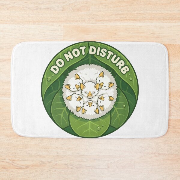 Item preview, Do Not Disturb Kawaii Honduran White Bat Sleepover designed and sold by Arc2020.