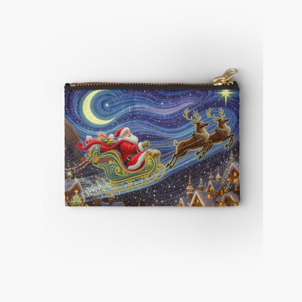 Item preview, Magical Christmas Village With Santa And His Sleigh designed and sold by GaffaDesigns.