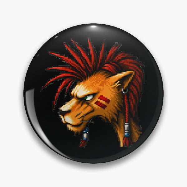 Item preview, FF7 - RedXIII Pixel Art designed and sold by zsdezigns.