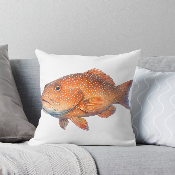 Item preview, Coral Trout — Painted Reef Fish in Watercolour designed and sold by Jaruart.