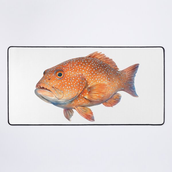 Item preview, Coral Trout — Painted Reef Fish in Watercolour designed and sold by Jaruart.