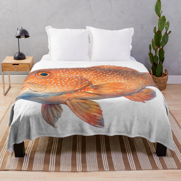 Item preview, Coral Trout — Painted Reef Fish in Watercolour designed and sold by Jaruart.