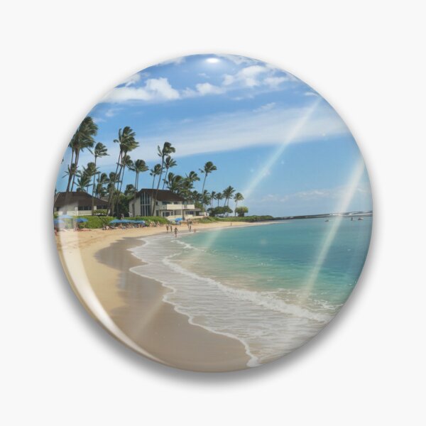 Item preview, Tropical palm trees with ocean view designed and sold by yasushi101.