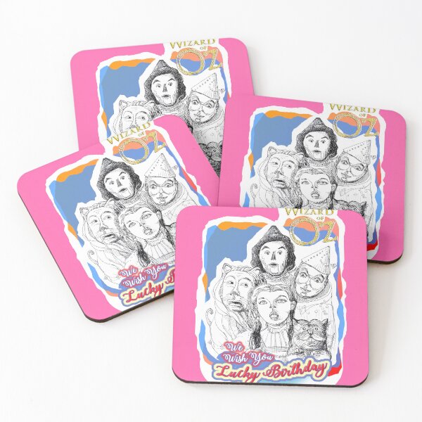 Item preview, Lucky Birthday From Wizard of OZ Characters (Ink Drawing by ACCI) designed and sold by VanyssaGraphics.