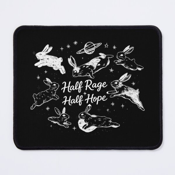 Item preview, Half Rage Half Hope,Rage Resistance Rabbit designed and sold by CloudyPress.