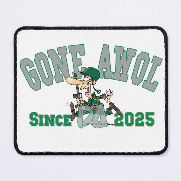 Item preview, Gone AWOL Vintage Varsity Mascot Funny Soldier Camo Athletic College Streetwear Graphic designed and sold by DesignArtist.ia.