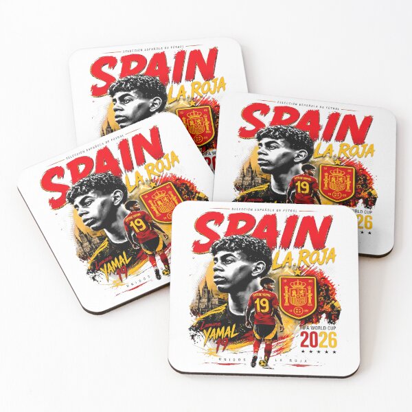 Item preview, Lamine Yamal - Spain - La Roja - FIFA World Cup 2026 - Selección Española De Fútbol - Unidos Por La Roja designed and sold by cozygamerstore.