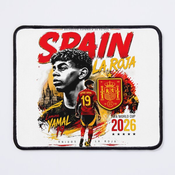 Item preview, Lamine Yamal - Spain - La Roja - FIFA World Cup 2026 - Selección Española De Fútbol - Unidos Por La Roja designed and sold by cozygamerstore.