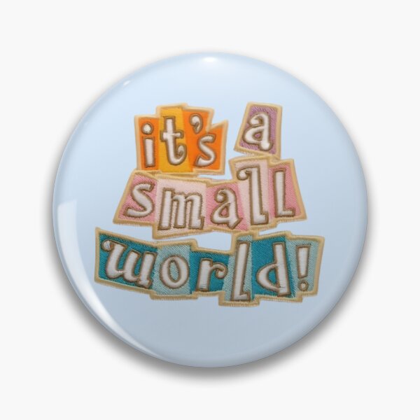 Item preview, It's a Small World Embroidered Quote designed and sold by Casique.