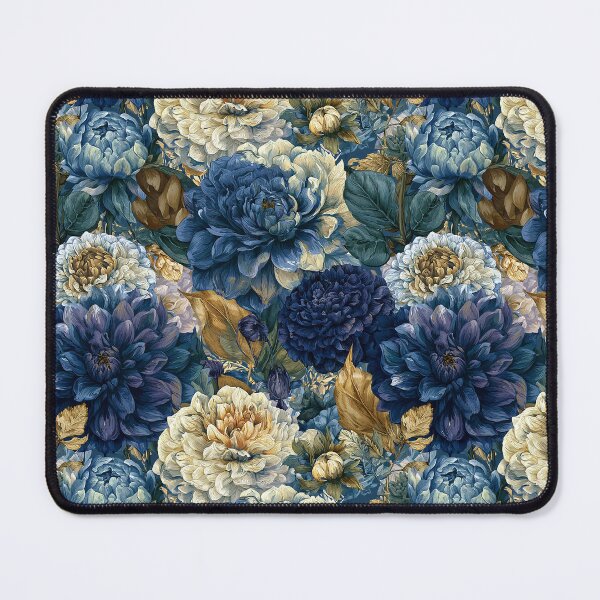 Item preview, Trendy Dahlias Print  - Botanical Garden Pattern  - Retirement Gifts designed and sold by RoyalStarsPatts.