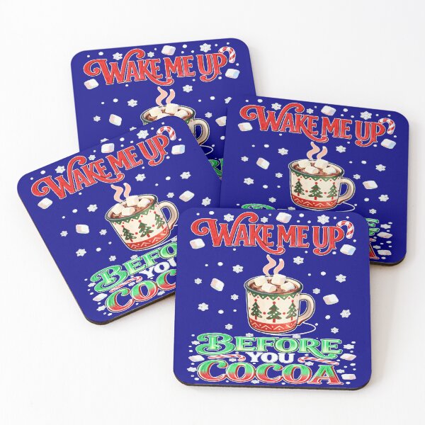Item preview, Wake Me Up Before You Cocoa Christmas Design designed and sold by GaffaDesigns.