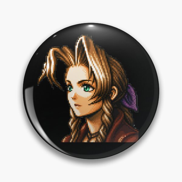 Item preview, FF7 - Aerith Pixel Art designed and sold by zsdezigns.