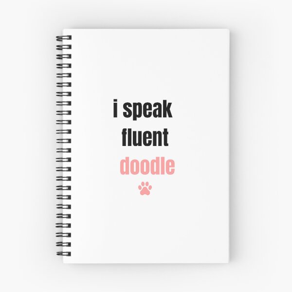 Item preview, I Speak Fluent Doodle Funny Dog Groomer designed and sold by GroomerGoods.