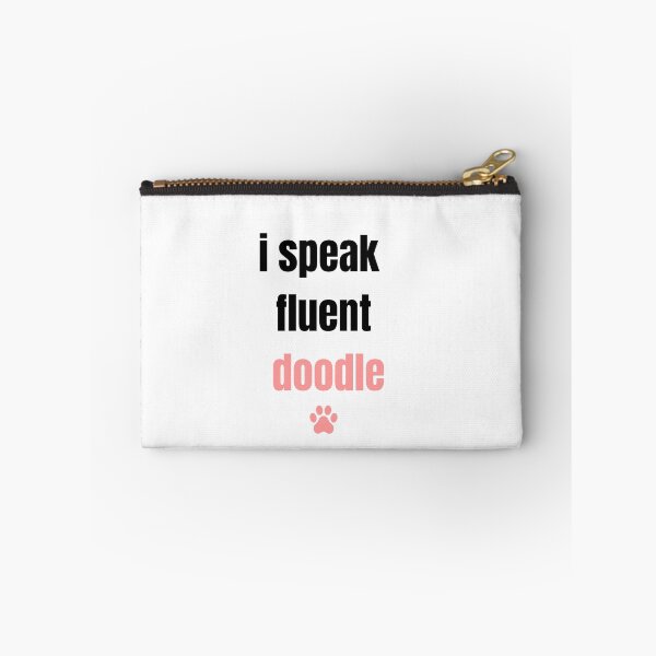 Item preview, I Speak Fluent Doodle Funny Dog Groomer designed and sold by GroomerGoods.
