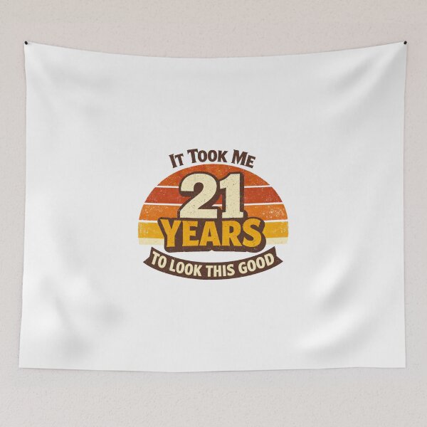 Item preview, It Took Me 21 Years to Look This Good | Funny 10th Birthday T-Shirt designed and sold by rushaib.