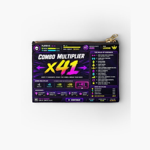 Item preview, 41 (forty-ooooone) SIDEWAYS SOCIETY COLLECTION - GAMING Combo Multiplier x41 designed and sold by WheelieGdArt.