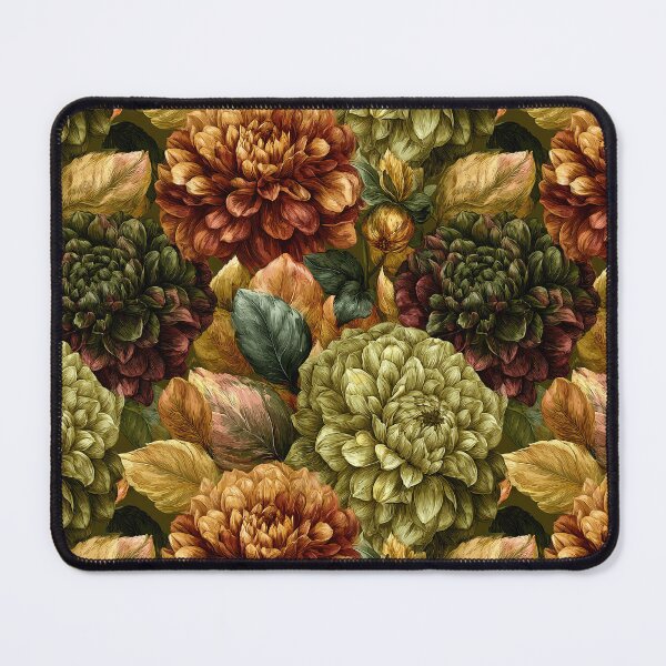 Item preview, Ornamental Dahlias Floral - Botanical Garden Pattern - Retirement Gifts For Men designed and sold by RoyalStarsPatts.