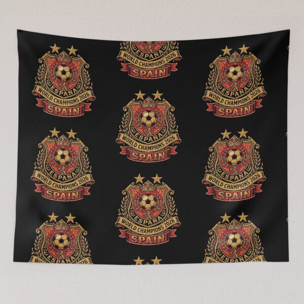 Item preview, Spain Football World Champion 2026 — Lion and Crown Crest designed and sold by David Mateo ArtWorks.