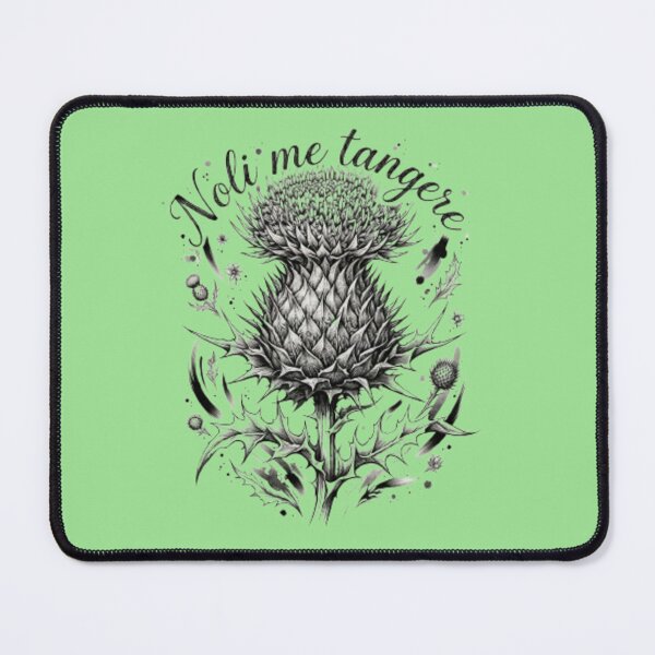 Item preview, Noli Me Tangere – Surreal Scottish Thistle Ink Illustration designed and sold by Nakrisa.