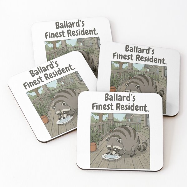Item preview, Jimothy Raccoon - Ballard - Ballard's Finest Resident. designed and sold by cozygamerstore.