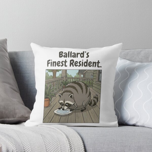 Item preview, Jimothy Raccoon - Ballard - Ballard's Finest Resident. designed and sold by cozygamerstore.
