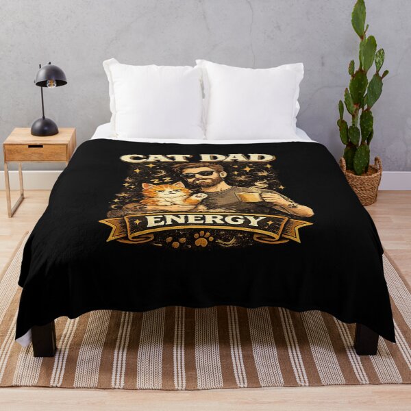 Item preview, Cat Dad Energy designed and sold by RetroPlus.