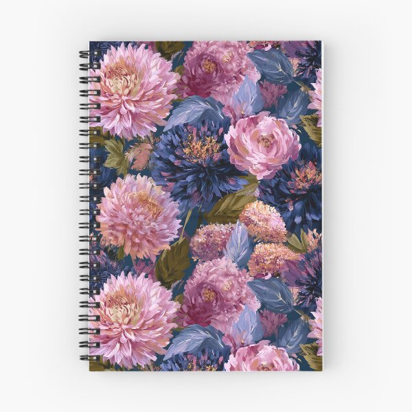 Item preview, Stunning Dahlias Texture  - Flower Bouquet Pattern  - Retirement Gifts For Women designed and sold by RoyalStarsPatts.